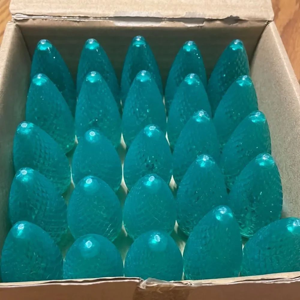 LED C9 Christmas Light Replacement Bulbs 25 ct